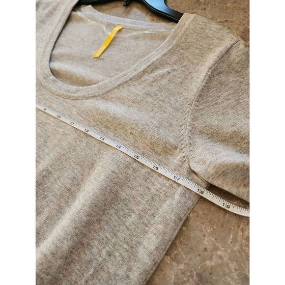 Lole drop waist cozy pullover sweater tan size medium - Picture 5 of 7